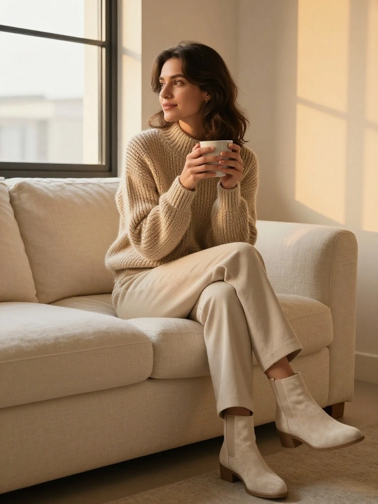 Knit Sweaters and the Cozy Chic Formula Nobody Talks About Enough