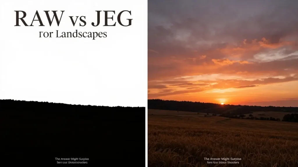 RAW vs JPEG for Landscapes — The Answer Might Surprise Serious Shooters