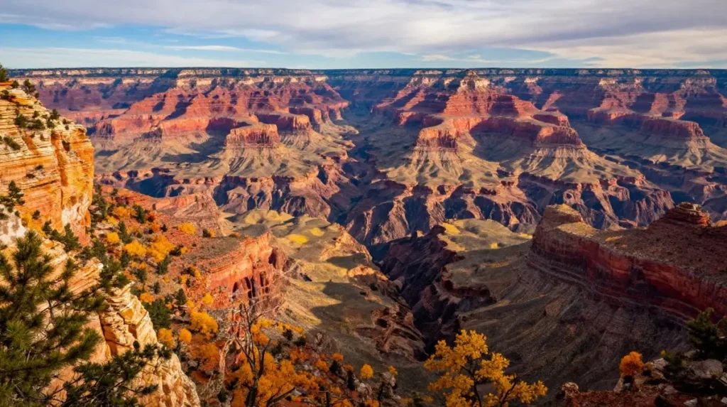 Autumn Foliage Along the Canyon