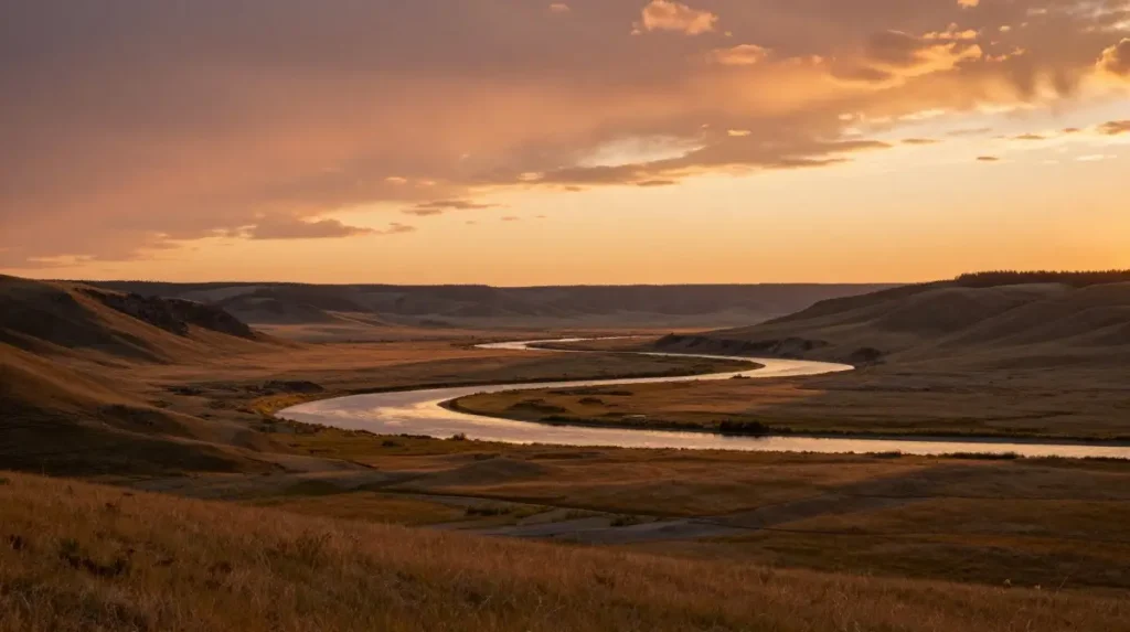 Golden Hour Over Hayden Valley