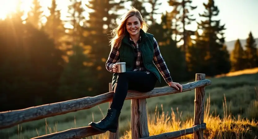 Fleece Vests Flannel Shirts and the Rustic Chic Formula Nobody Gets Tired Of