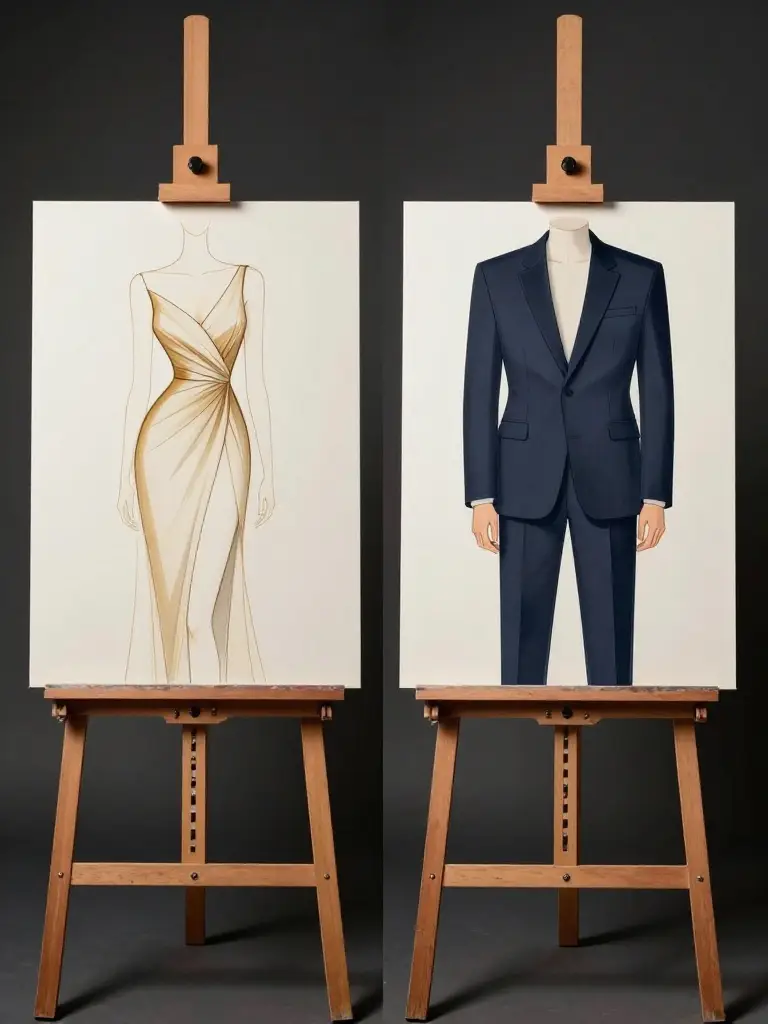 Croquis De Moda Femenino y Masculino: Las Diferencias que Definen el Diseño