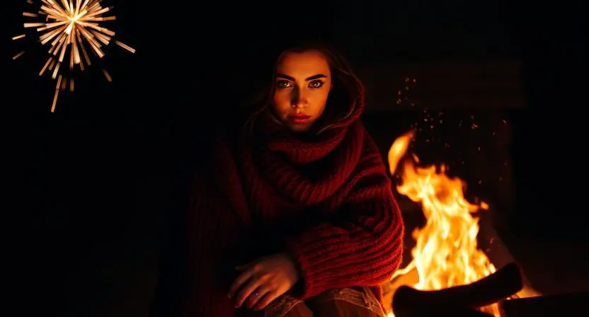 Campfire Evening Looks That Balance Warmth Drama and Effortless Mountain Style
