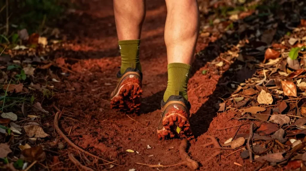 Shoes, Socks, and the Ground Beneath Her — Completing the Tracking Look