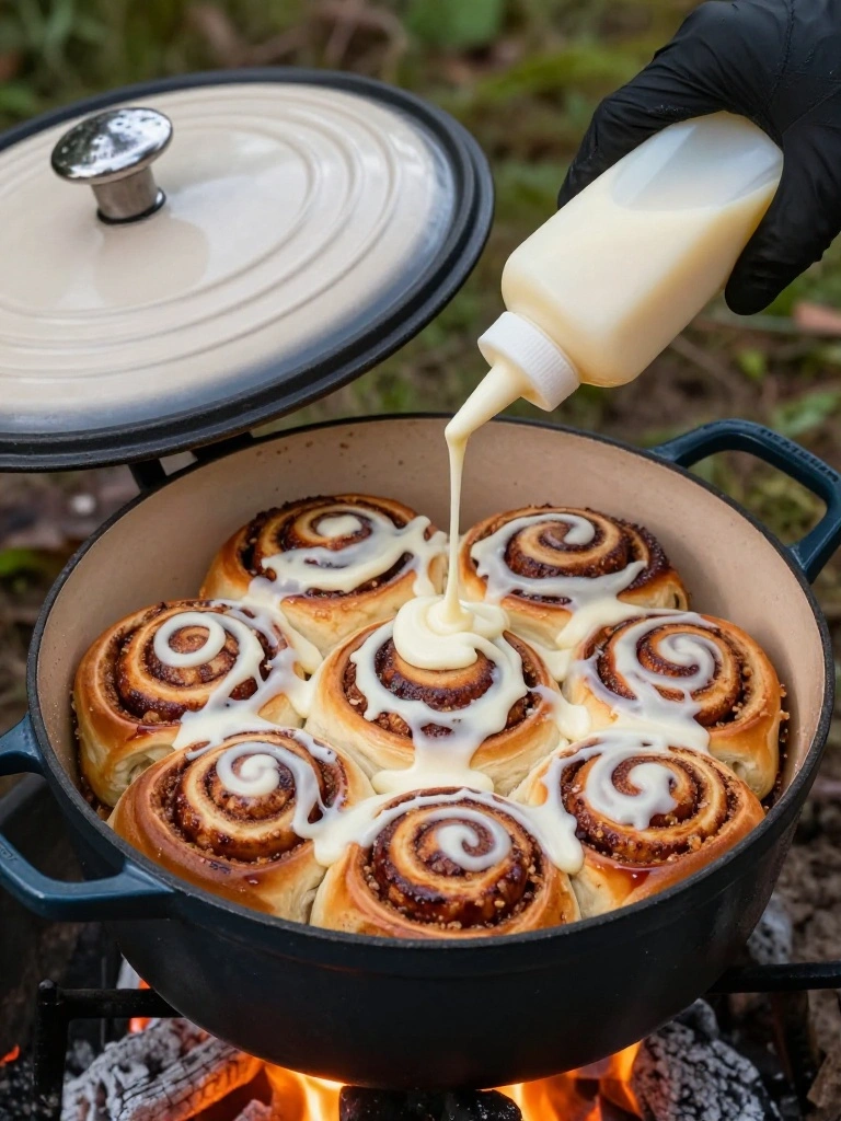 Dutch Oven Cinnamon Rolls at Dawn: The Camp Breakfast Nobody Expects