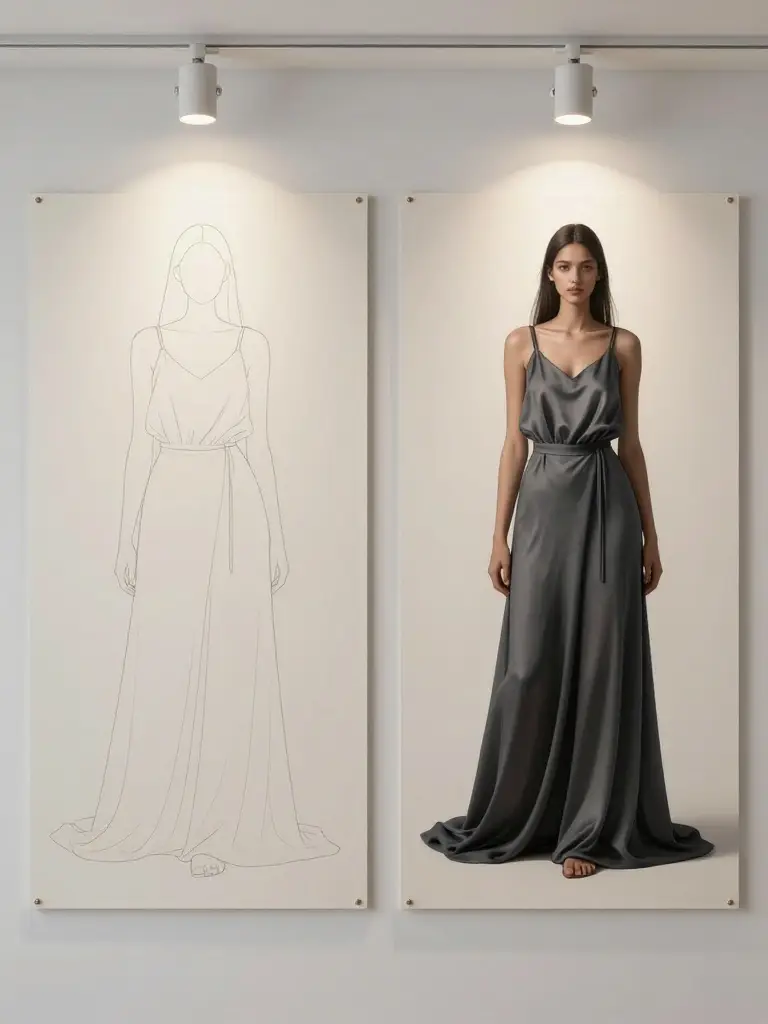 Sombras Luces y Volumen: La Dimensión que Transforma un Trazo Plano