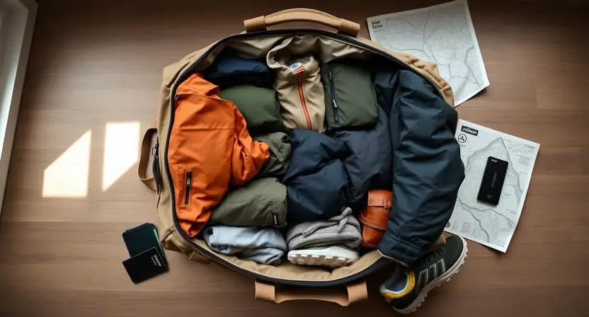 Packing the Mountain Capsule: Exactly What Fits in a Four Day Weekend Bag