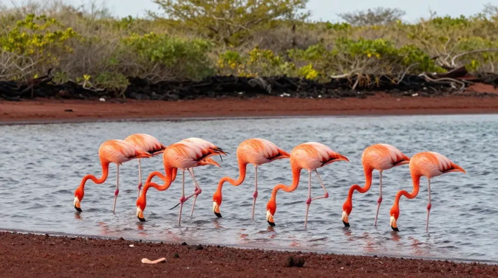 Visit a Galapagos Flamingo Lagoon