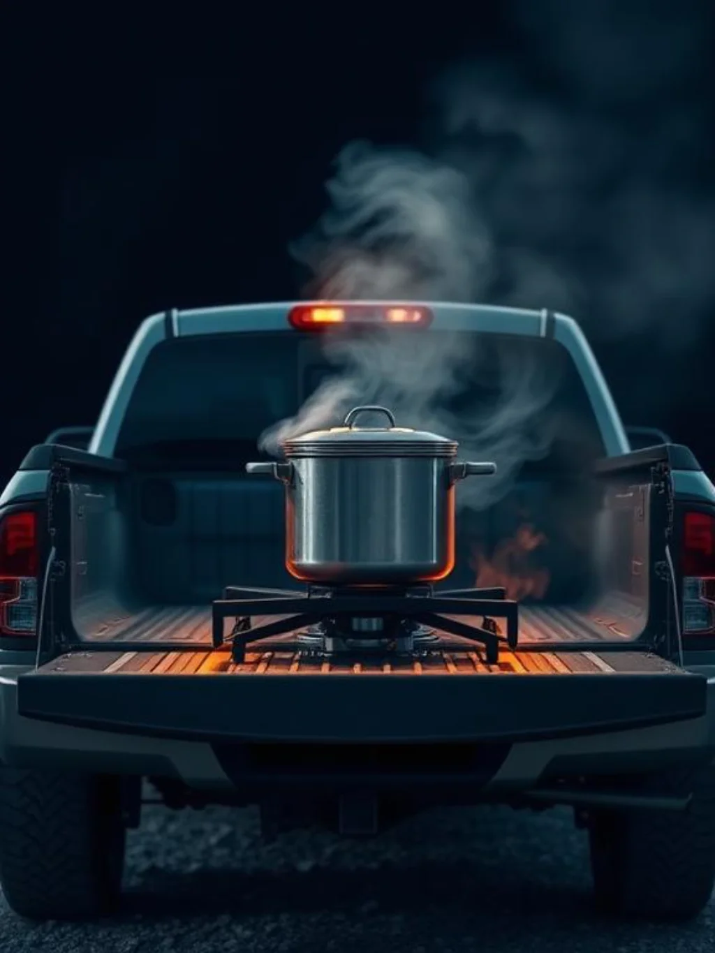 Daring Tailgate Placements Weaponize Vehicle Space to Mirror Screen Shifts