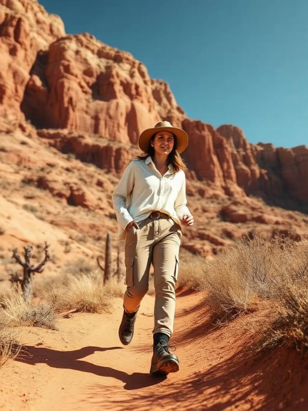 Outfits for Hiking Women in Desert Terrain — Heat Meets Dust Meets Distance
