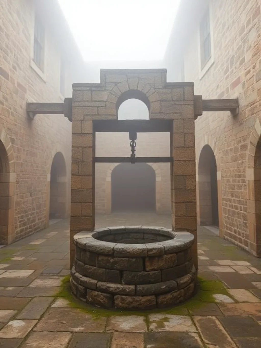 Architectural Stone Grates Pierce Dense Dawn Canopies to Heat Stews