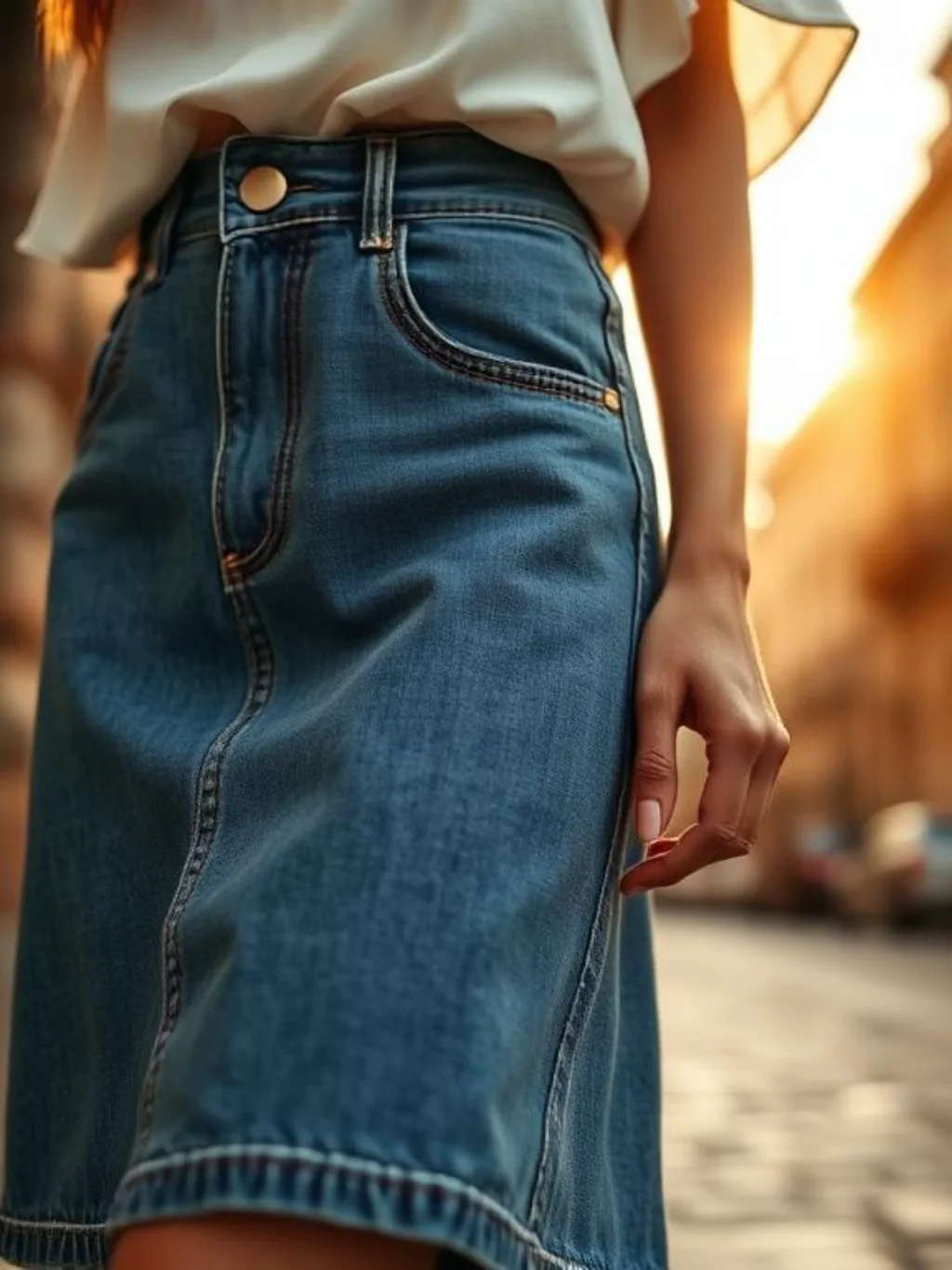 The Denim Piece Quietly Replacing Shorts Across Barcelona's Old Town Streets