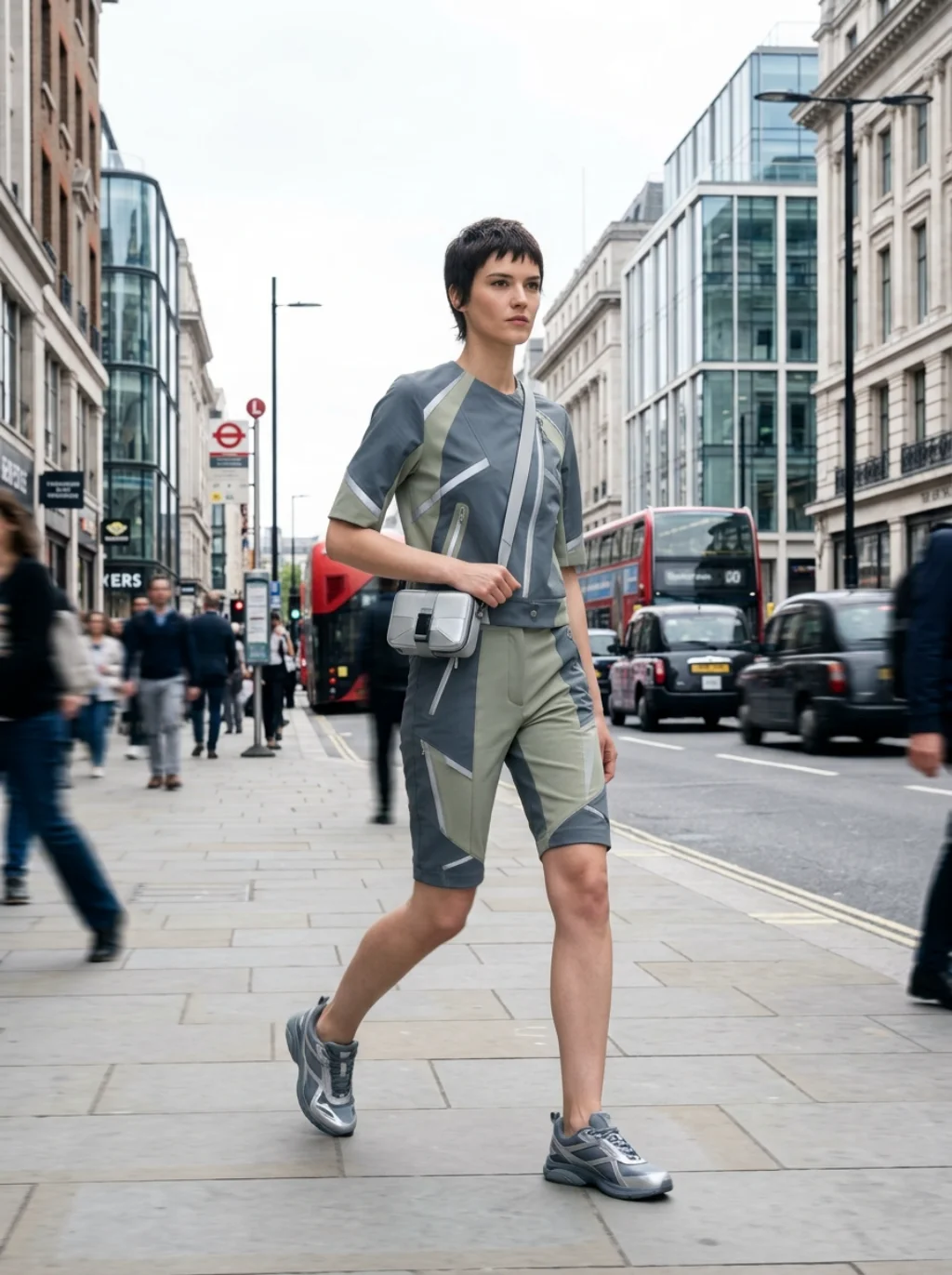 Reinventing Classic Silhouette Geometries For Chaotic Rambla Pedestrians