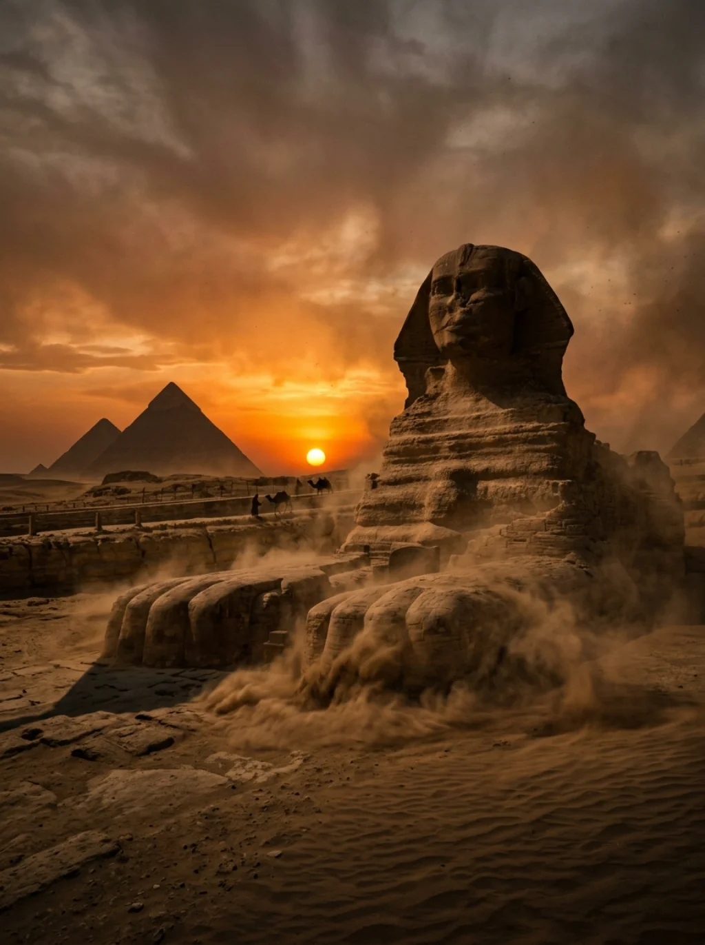 The Great Sphinx Still Hides Secrets Buried Somewhere Beneath Its Massive Paws