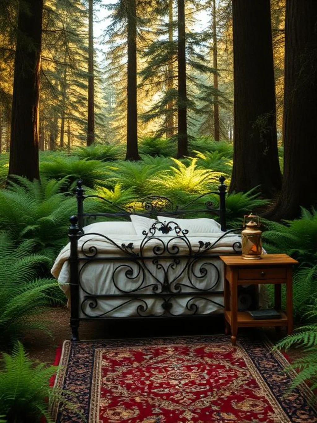 The Vintage Furniture Approach That Gives Glamping Scenes Their Soul