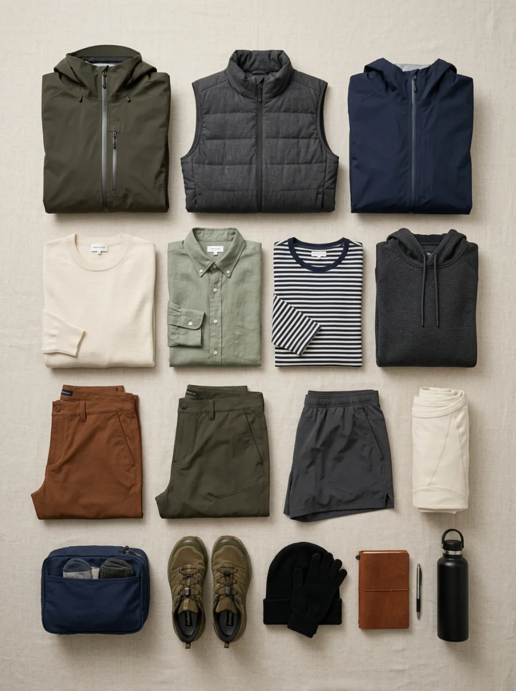A Capsule Wardrobe Built Entirely for Unpredictable Weather