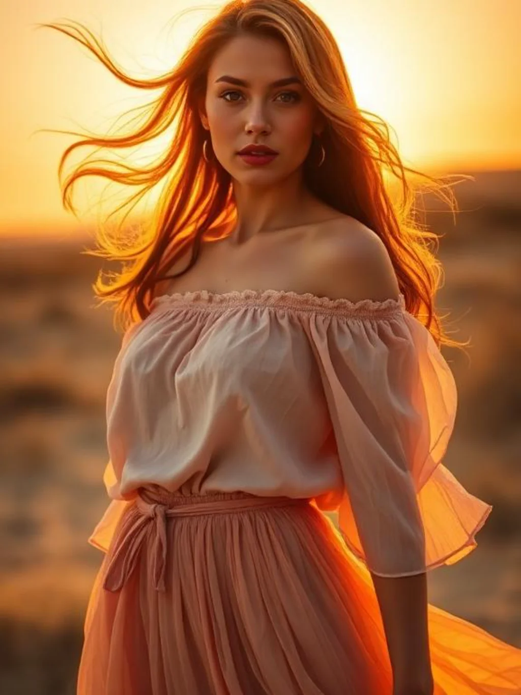 Off-Shoulder Tops Capture the City's Effortless Romantic Spirit