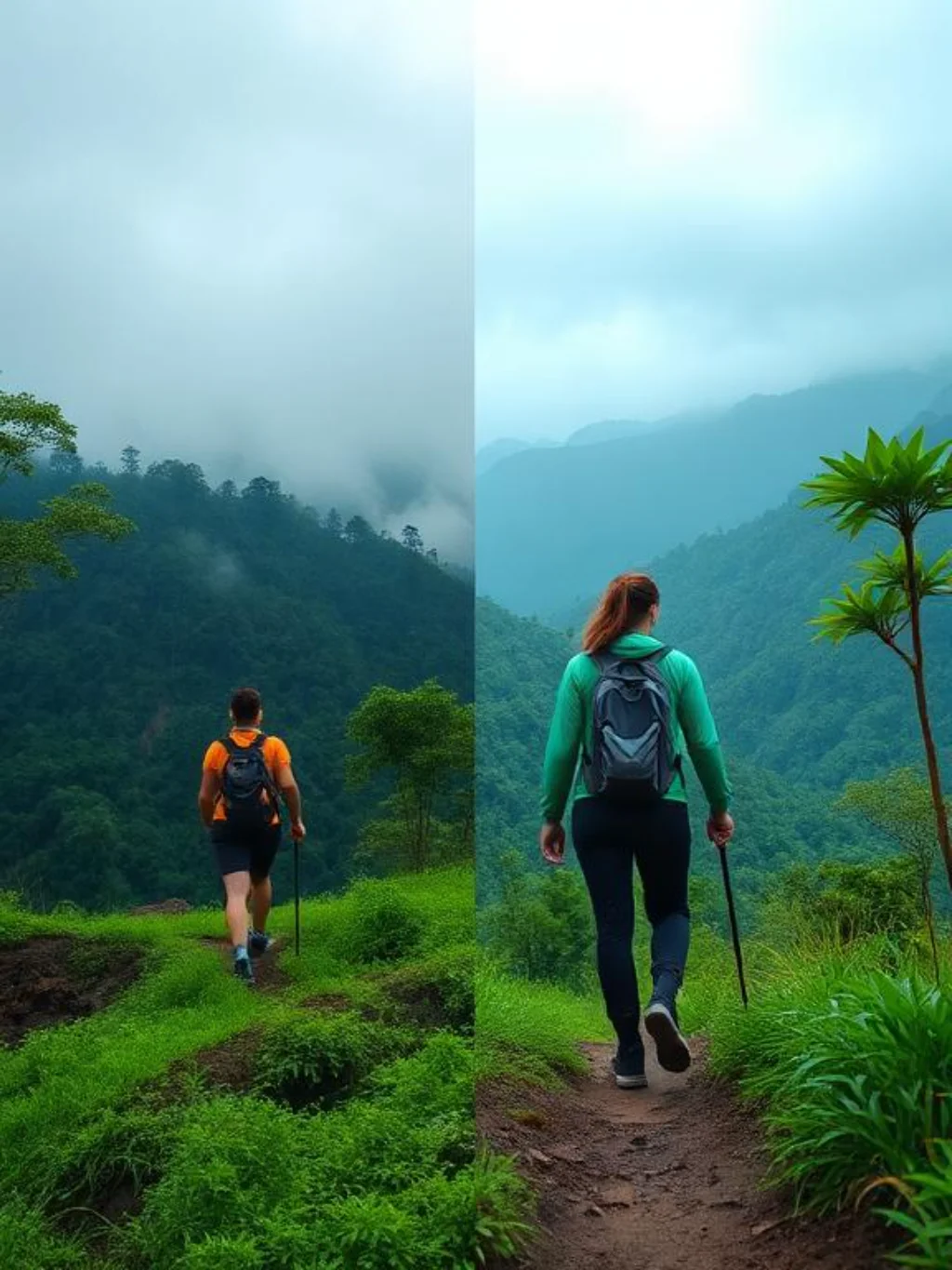 Western Ghats Monsoon Trek Outfit Strategy Versus Himalayan Monsoon Conditions
