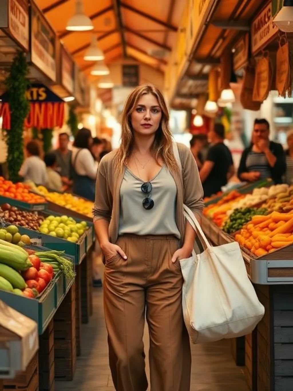 A Barcelona Market Outfit Idea That Feels Casual Yet Completely Curated