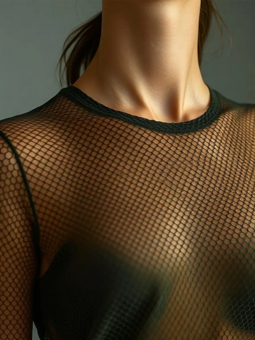 Monochromatic Mesh Elements Redefining Contemporary Streetwear Silhouettes