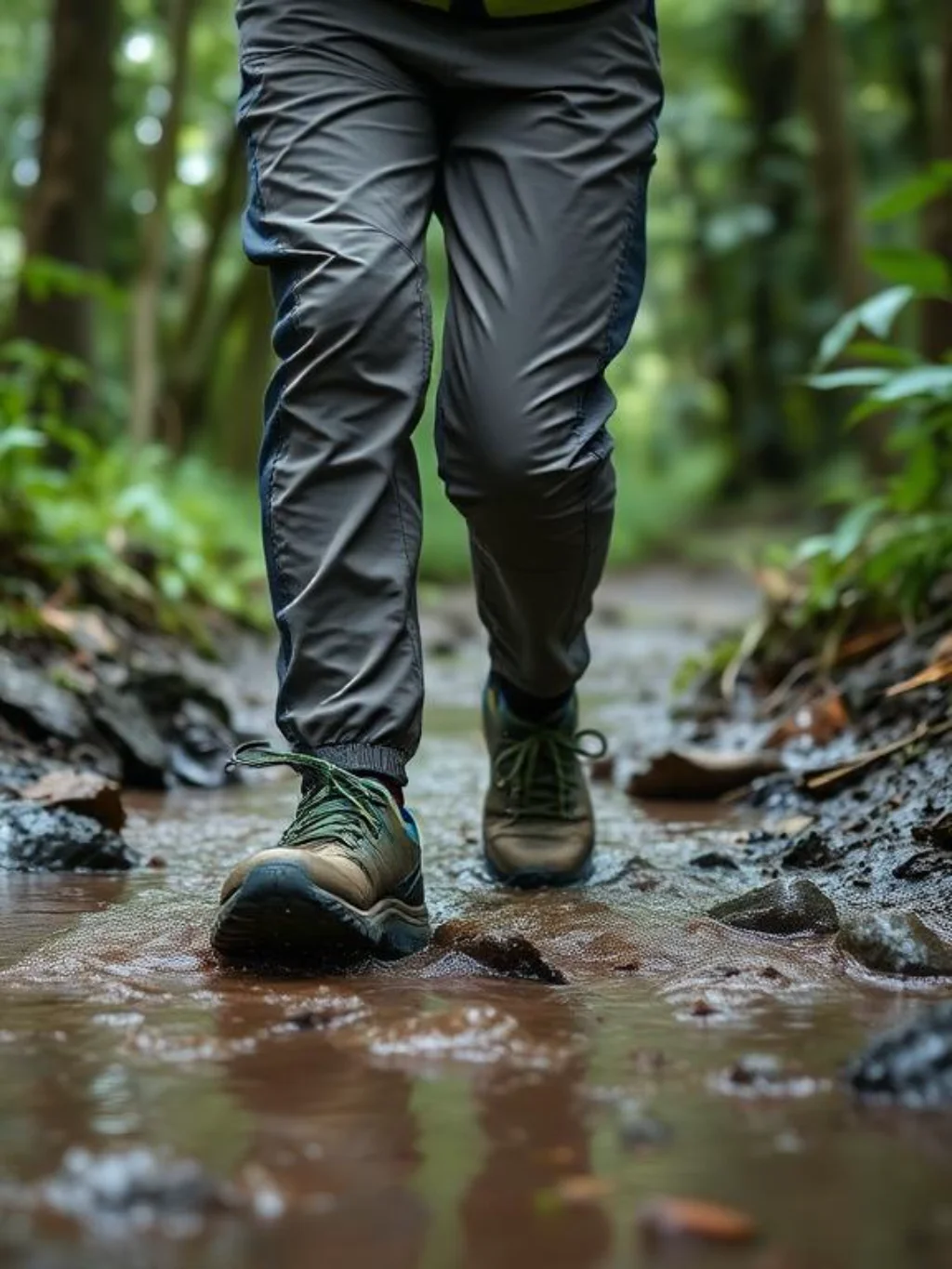 Quick Dry Trekking Pants That Handle Mud Leech Country and Downpours