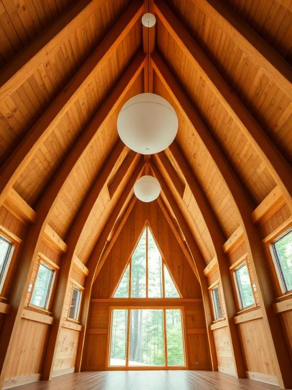 Cathedral Ceilings and the Dramatic Interior Height That Defines the Aesthetic