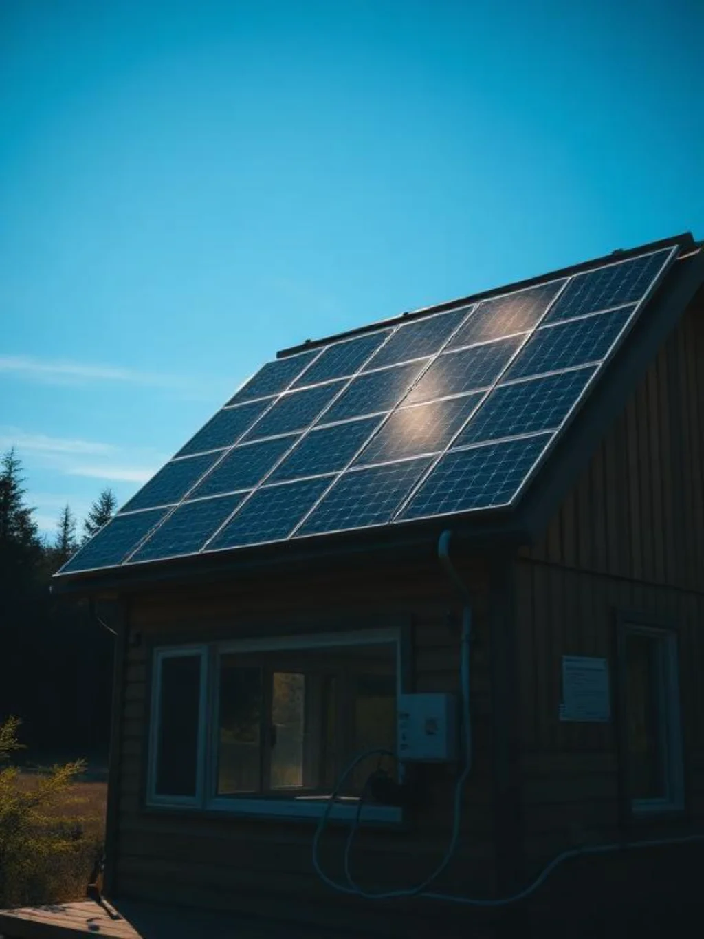 Off Grid Electrical Systems That Power a Camping House Completely and Quietly
