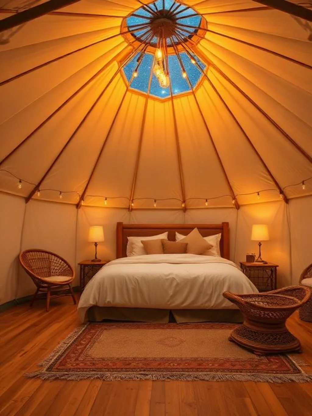 Interior Design Inside a Glamping Dome That Surprises Every First Time Visitor