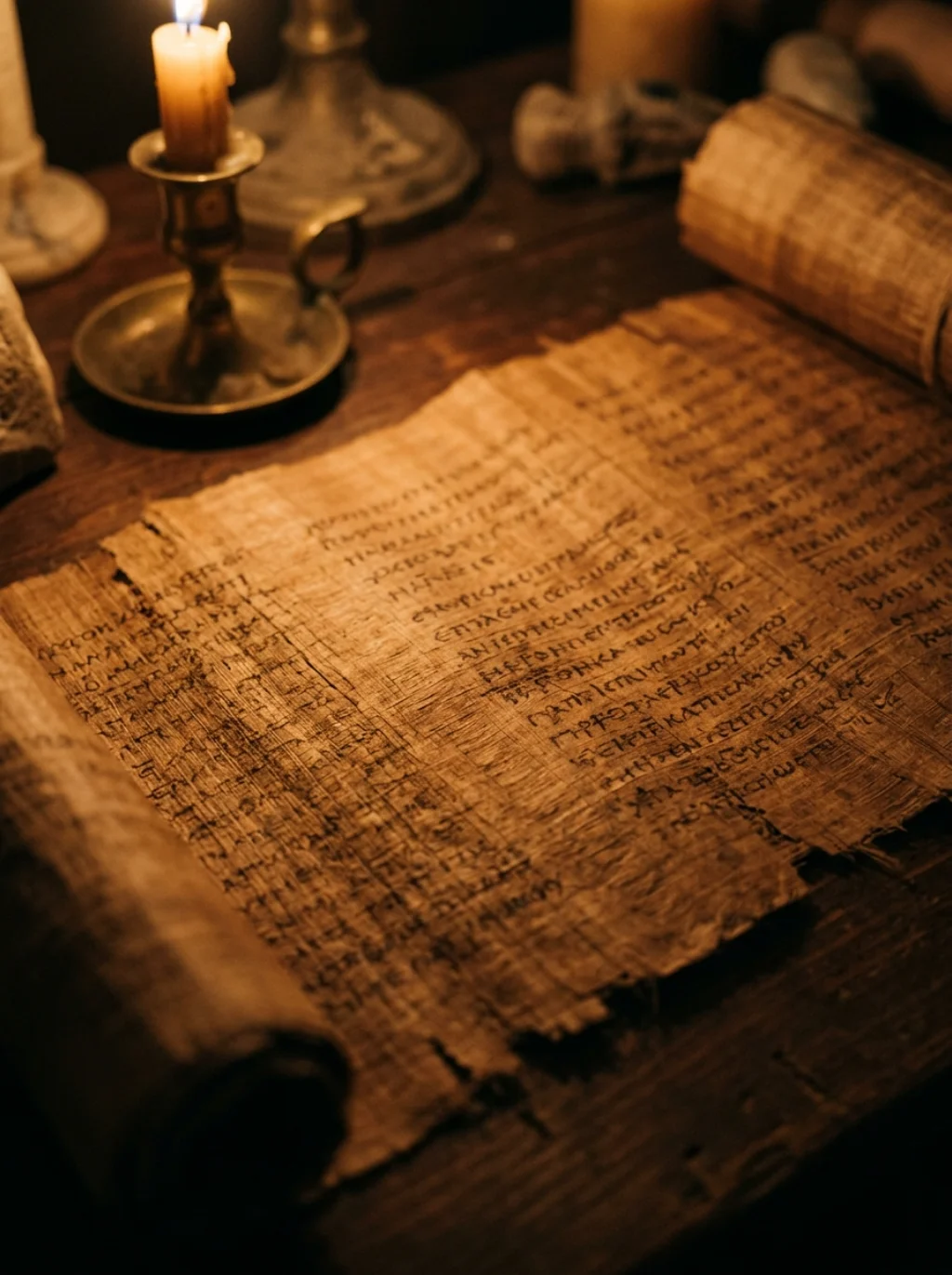 Papyrus Scrolls Inspire a Whole New Way to Frame Wall Art