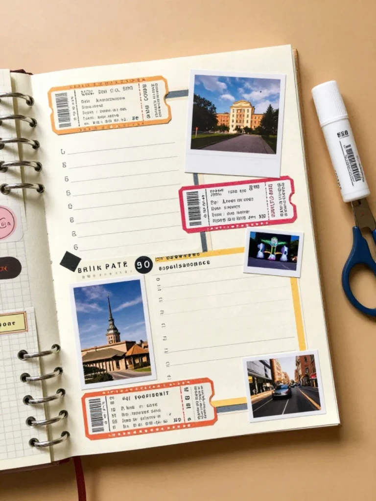 Create a Travel Scrapbook Journal