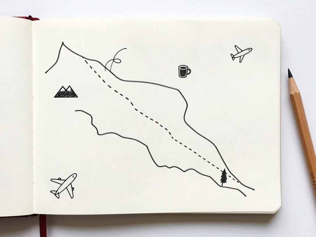 Hand Drawn Travel Maps
