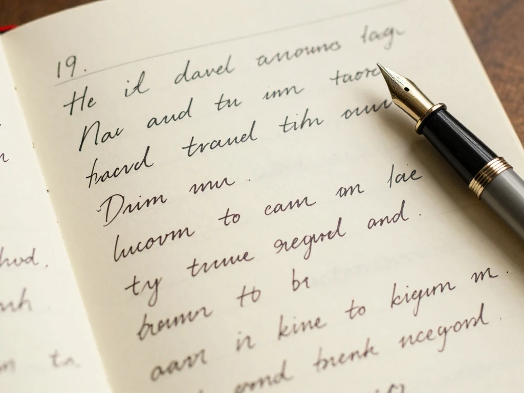 Handwritten Travel Notes