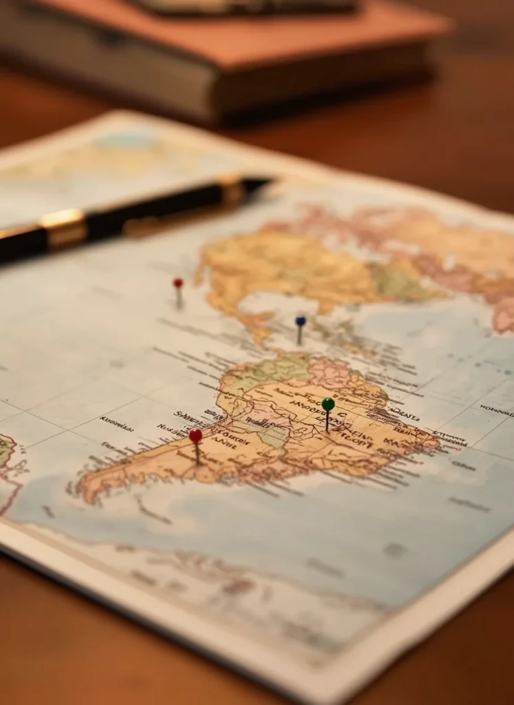 Keep a Travel Map Journal