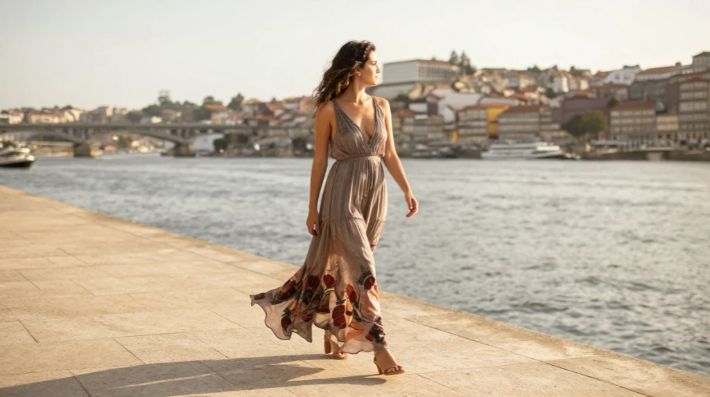 Maxi Dresses for a Portugal Vacation
