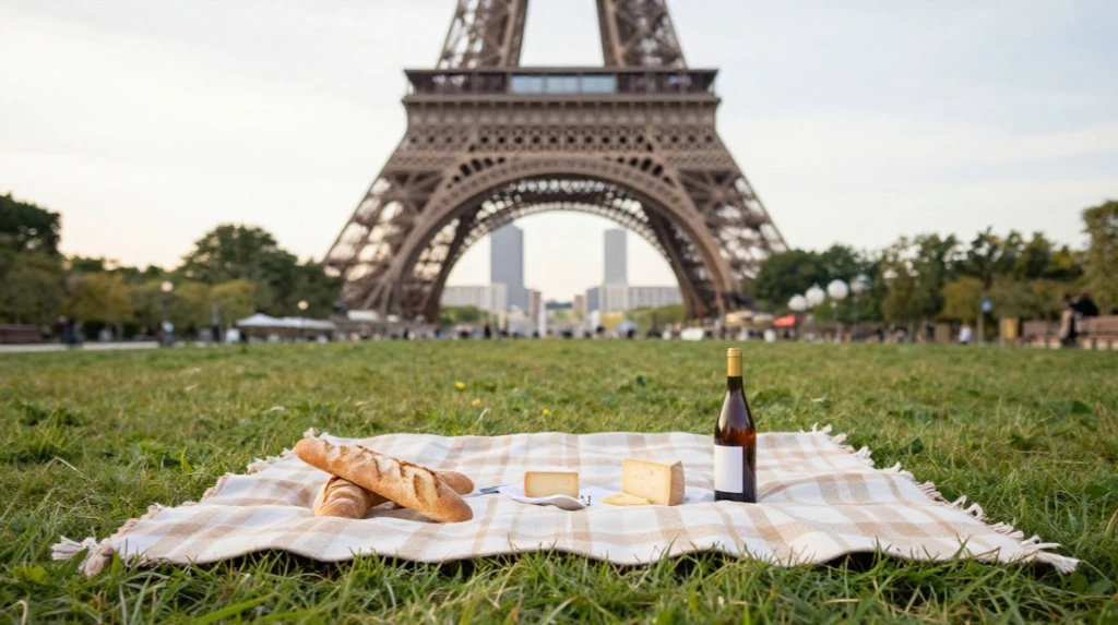 Picnicking at Champ de Mars
