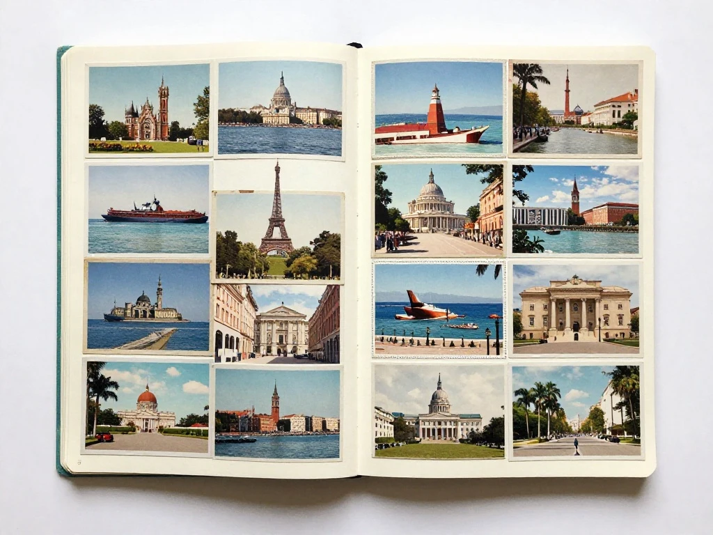 Postcard Collection Spread