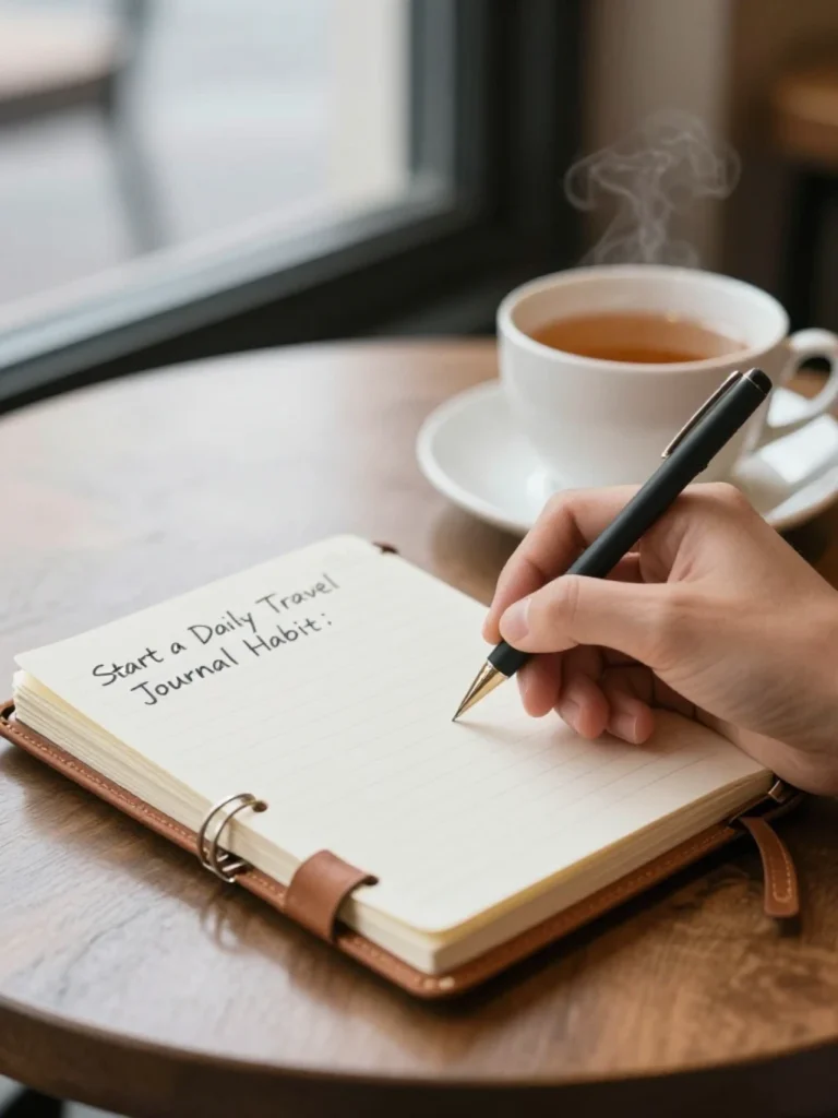 Start a Daily Travel Journal Habit