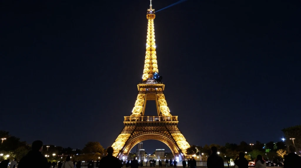 Watching the Eiffel Tower Sparkle at Night